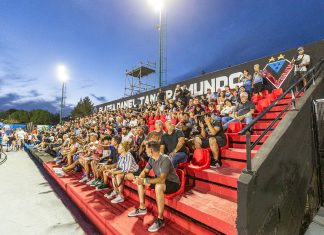 El municipio acompañó la inauguración de la nueva platea del Club Brown de Adrogué