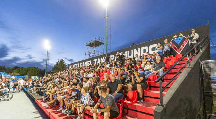 El municipio acompañó la inauguración de la nueva platea del Club Brown de Adrogué
