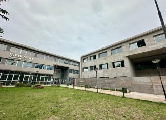 Avanza a todo ritmo la obra del nuevo edificio de aulas para el Instituto N° 41