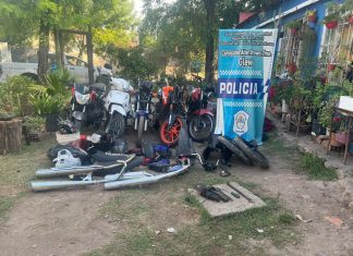 La Policía desmanteló un desarmadero de autopartes en Glew