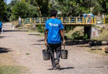 Brown transformó otro microbasural en un nuevo espacio verde