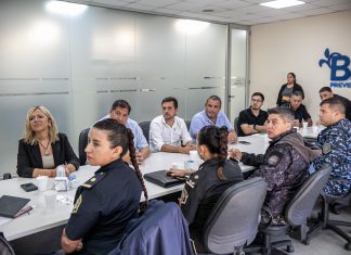 Fabiani y Eichel se reunieron con autoridades policiales para seguir fortaleciendo la prevención en el distrito