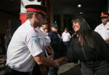 Los bomberos voluntarios de Bernal celebraron su 112° aniversario