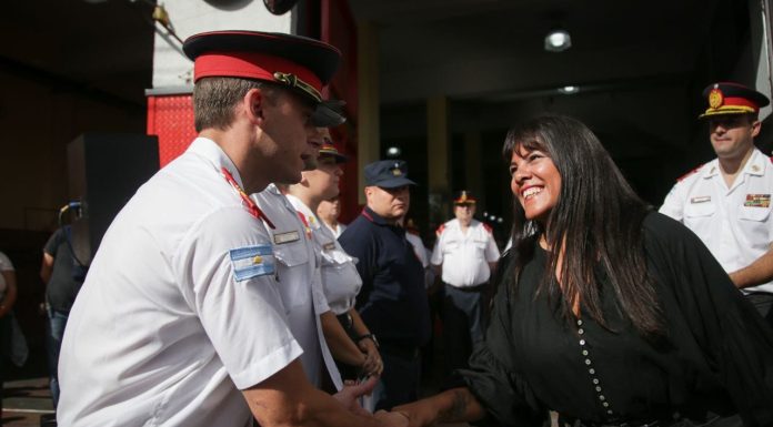 Los bomberos voluntarios de Bernal celebraron su 112° aniversario