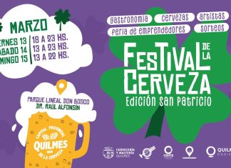 Fin de semana en Quilmes: llega el Festival de la Cerveza – Edición San Patricio, al Parque Lineal de Don Bosco