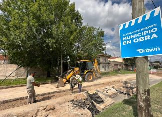 El municipio avanza con obras viales en barrios y localidades