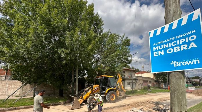 El municipio avanza con obras viales en barrios y localidades