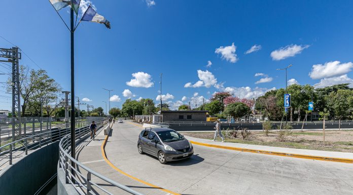 El municipio habilitó en Calzada la calle Presidente Perón junto al nuevo paso bajo nivel