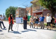 Avanza la pavimentación de 20 cuadras en el barrio Santa Lucía de Quilmes Oeste