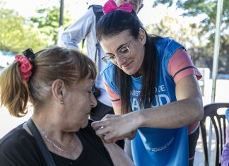 Avanza la campaña de vacunación antigripal en el distrito