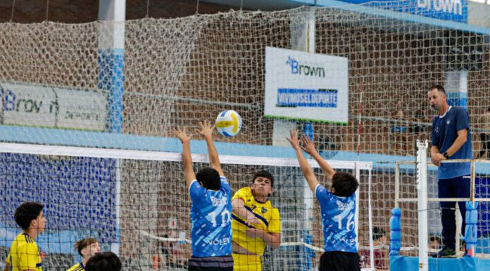 Unos 700 jóvenes participaron de la Copa Brown en el polideportivo municipal