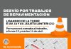 Desvío por obras desde el lunes 13, en Lisandro de la Torre entre las avenidas 14 y 21