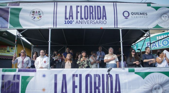 Mieri hizo importantes anuncios de obras en festejos por el 100° aniversario de La Florida
