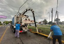 Los equipos del municipio continúan trabajando para mitigar los efectos de la tormenta