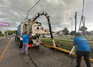Los equipos del municipio continúan trabajando para mitigar los efectos de la tormenta