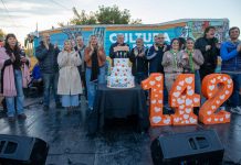 Juan María Gutiérrez celebró su 142° aniversario con la presencia del intendente Balor