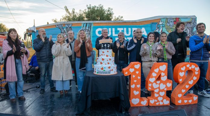 Juan María Gutiérrez celebró su 142° aniversario con la presencia del intendente Balor