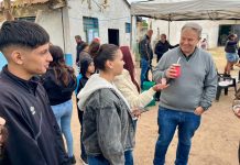 Cascallares compartió un encuentro con jóvenes del envión comunitario
