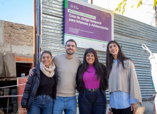 Avanza la obra de la casa de abrigo temporal para infantes y adolescentes en Quilmes Oeste