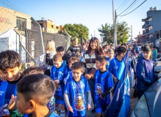 Presentaron la obra del nuevo polideportivo de Ezpeleta