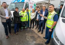Presentan nueva flota de máquinas, camiones y ambulancias dando más servicios a los vecinos