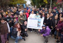 Mendoza y Mieri recorrieron los nuevos pavimentos en los barrios 1° de Mayo y Monteverde
