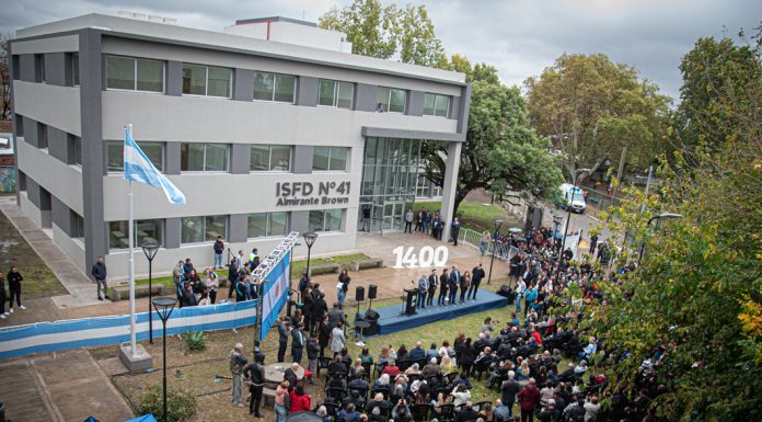 Inauguraron el nuevo edificio del Instituto de Formación Docente N° 41