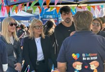 Paula Eichel supervisó operativo especial de salud que recorre localidades brownianas