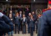 Acto por el día del bombero voluntario en el cuartel de Quilmes