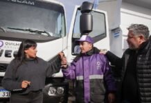 Quilmes incorporó cinco nuevos camiones volcadores a su flota municipal