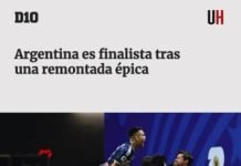 ¡Somos finalistas!: Argentina venció a Inglaterra