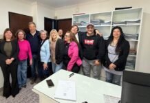Cascallares acompañó en la firma de su escritura a familias de Longchamps, Glew, Burzaco, Mármol y Don Orione