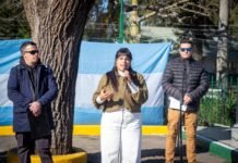 Eva Mieri participó del acto por el 88° aniversario del Pejerrey Club