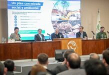 Mayra insistió en la necesidad de financiamiento internacional para la obra de los arroyos Las Piedras y San Francisco