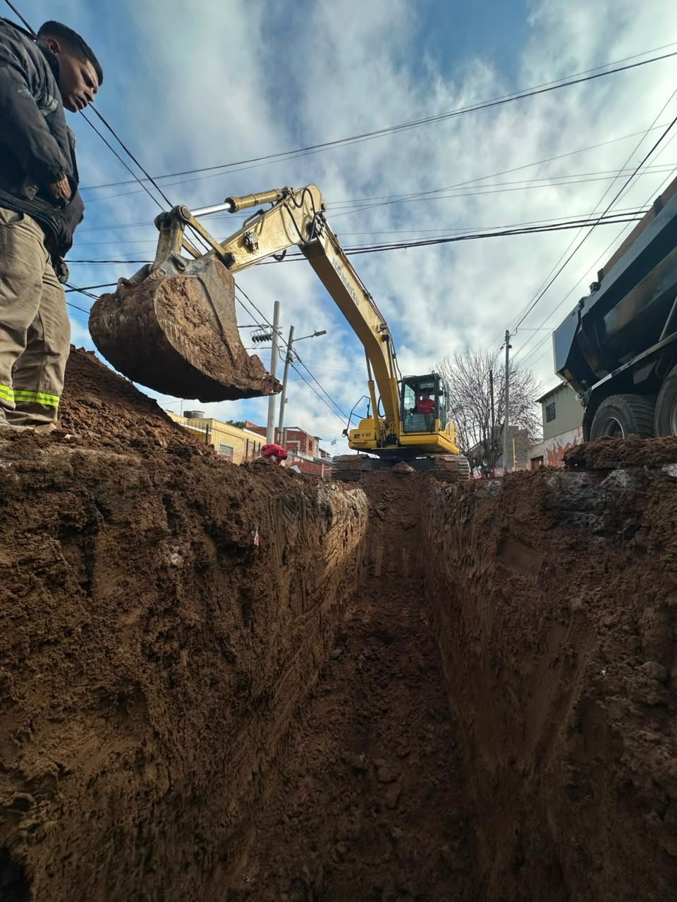 El municipio avanza con una obra histórica que permitirá sanear más de diez hectáreas El municipio avanza con una obra histórica que permitirá sanear más de diez hectáreas