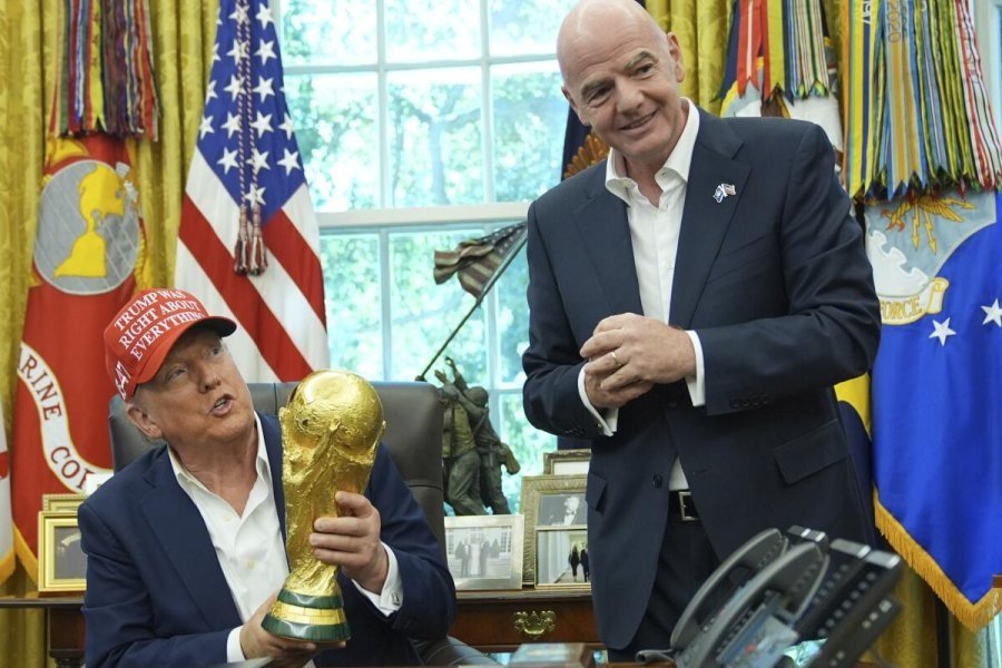 Donald Trump entregará la Copa el domingo en la final del Mundial entre Argentina y España Donald Trump entregará la Copa el domingo en la final del Mundial entre Argentina y España