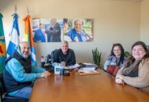 Balor se reunió con representantes de Bomberos Voluntarios de Gutiérrez