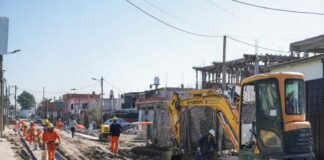 Avanzan las obras de saneamiento del municipio en el barrio “El Paredón”