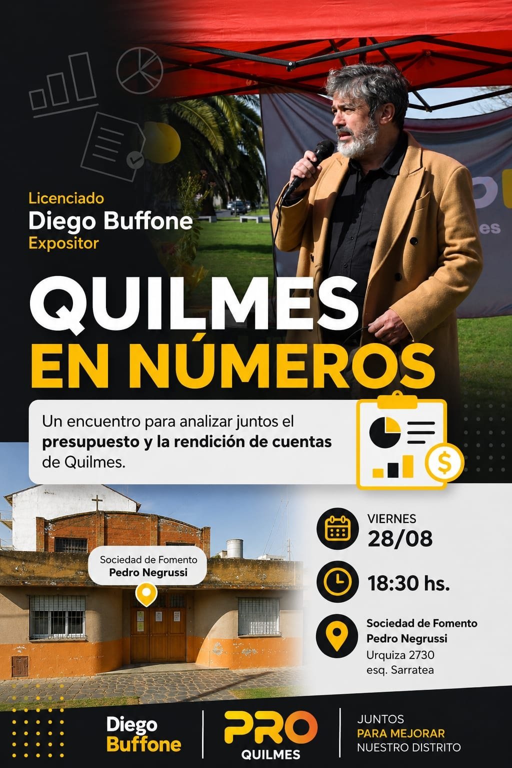 Este viernes: “Quilmes en números” Este viernes: “Quilmes en números”
