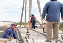Avanza la construcción de la nueva subida y bajada de Ezpeleta en la autopista Buenos Aires – La Plata