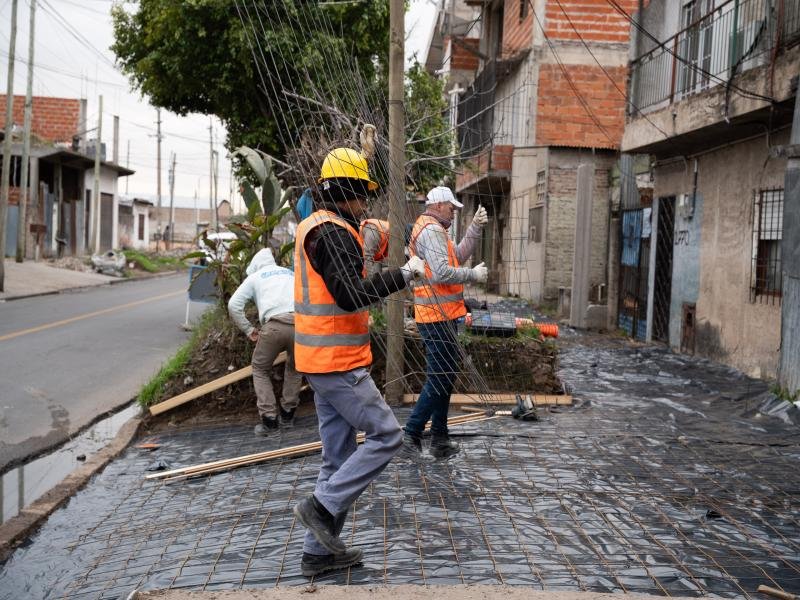 Sigue el plan de construcción de veredas en Lomas Sigue el plan de construcción de veredas en Lomas