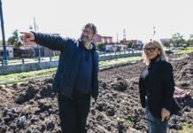 Ante el “super niño” Paula Eichel supervisó trabajos preventivos que realiza el municipio