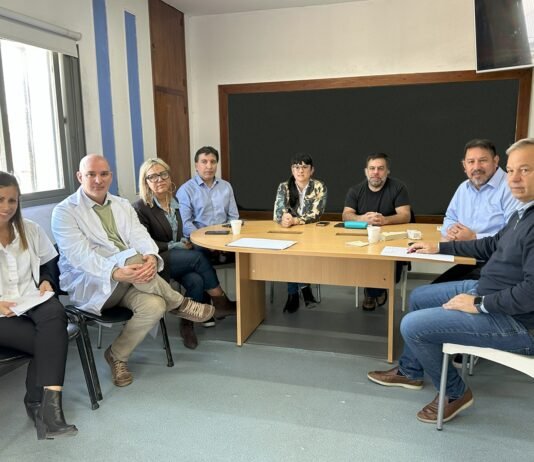 Provincia y el municipio acordaron plan de obras y mejoras para el Hospital Lucio Meléndez